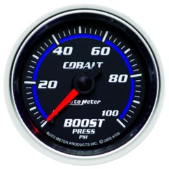 Laddtrycksmätare 52mm 100PSI (Mekanisk) COBALT