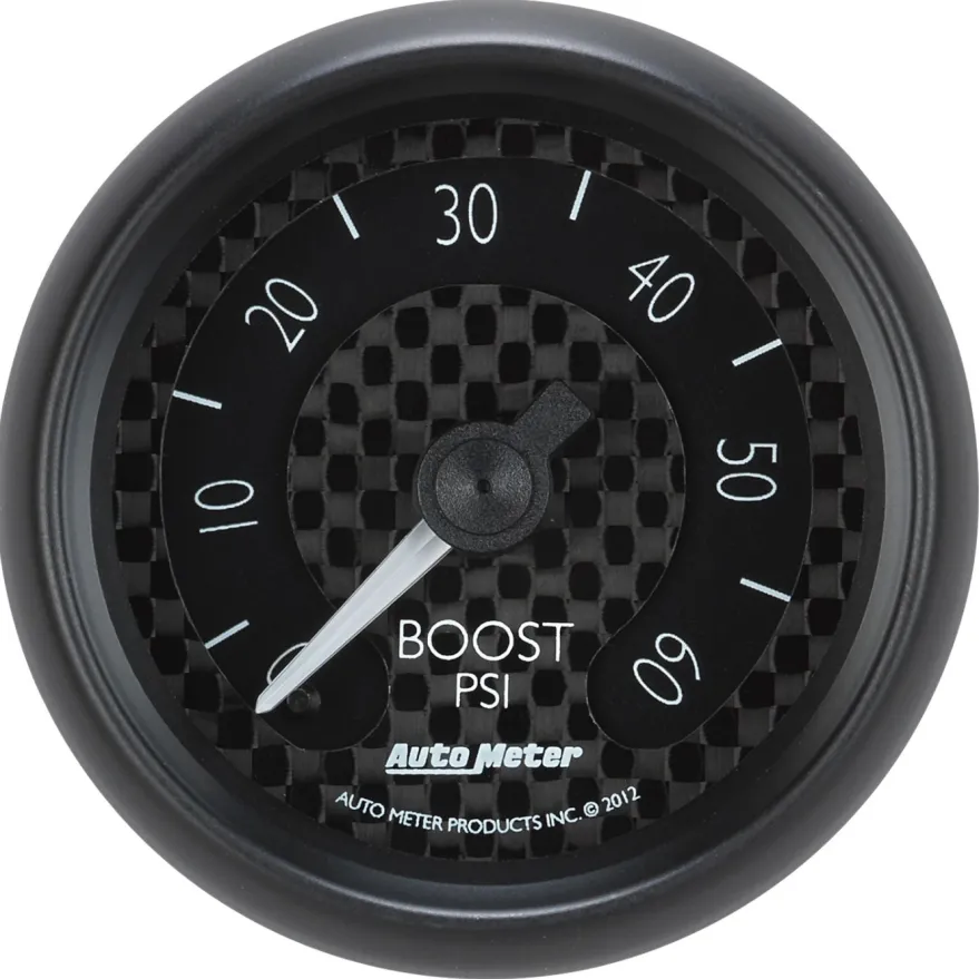 Laddtrycksmätare 52mm 60PSI (Mekanisk) GT