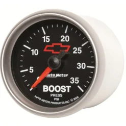 Laddtrycksmätare 52mm 35PSI (Mekanisk) GM BOWTIE Svart