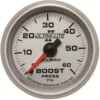 Laddtrycksmätare 52mm 60PSI (Mekanisk) ULTRA-LITE II