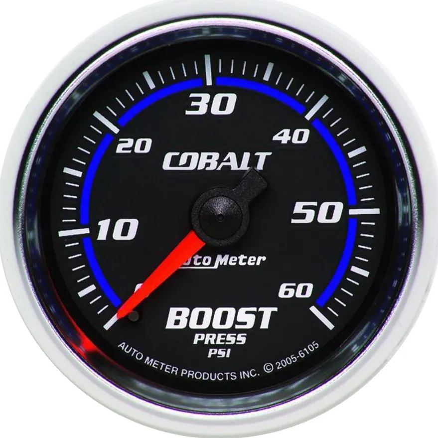 Laddtrycksmätare 52mm 60PSI (Mekanisk) COBALT