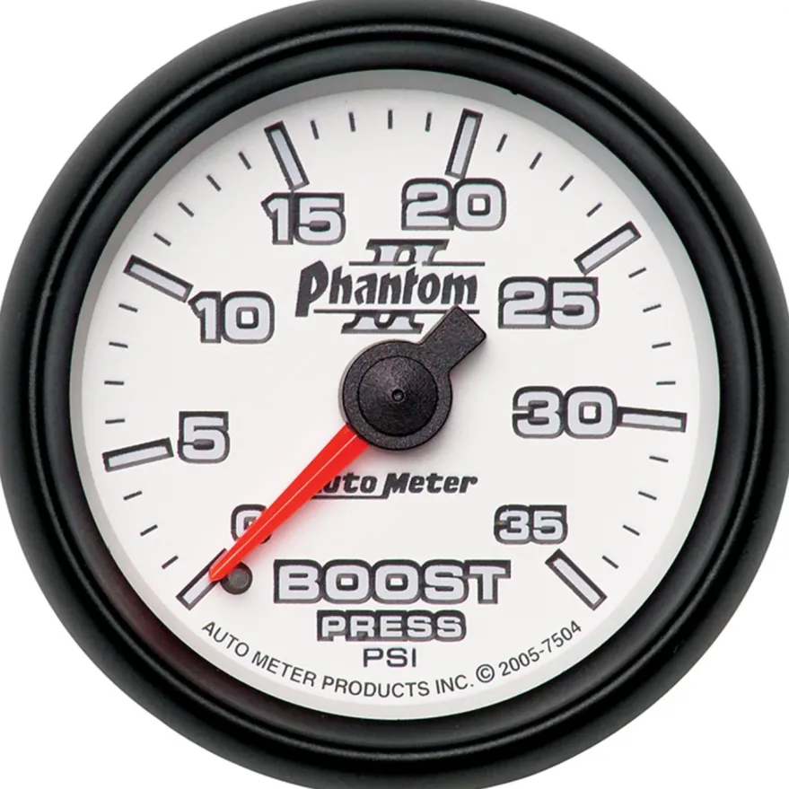 Laddtrycksmätare 52mm 35PSI (Mekanisk) PHANTOM II