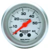 Laddtrycksmätare 52mm 60PSI (Mekanisk) Ultra-Lite