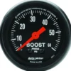 Laddtrycksmätare 52mm 60PSI (Mekanisk) Z-SERIES