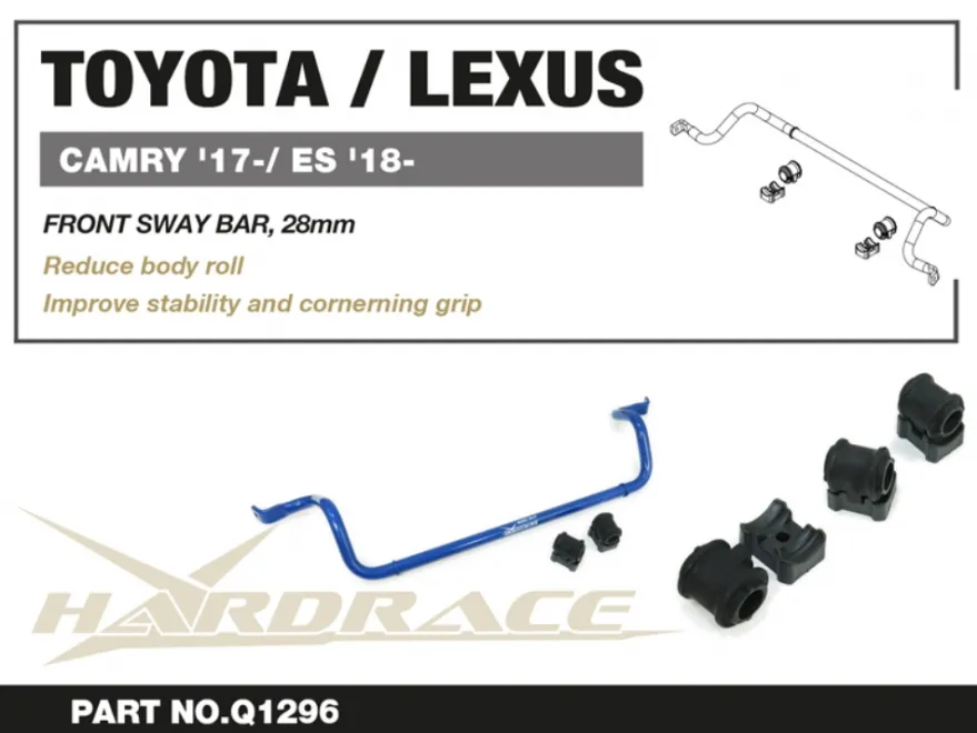 Lexus ES / Toyota Camry 2017-2024 Främre Krängningshämmare Hardrace