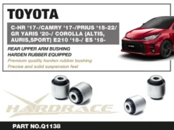 Lexus ES / Toyota C-HR / Camry / Corolla altis / Prius / Yaris / Vitz 2015-2024 Bakre Övre Länkarmsbussningar Hardrace