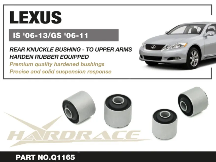 Lexus GS / IS 2006-2013 Bakre Spindelbussningar - Fäst i Övre Främre Stag Hardrace