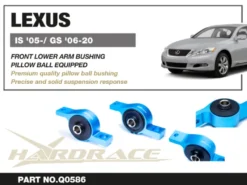 Lexus GS / IS / Toyota Crown AWS / GRS / Majesta / Mark X 2003-2020 Främre Nedre Länkarmsbussningar - Bakre Hardrace