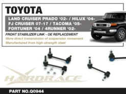Lexus GX / Toyota 4RUNNER / Fj cruiser / Fortuner / Hilux / Land cruiser / Tacoma 2002-2025 Främre Stabiliserings Stag Hardrace
