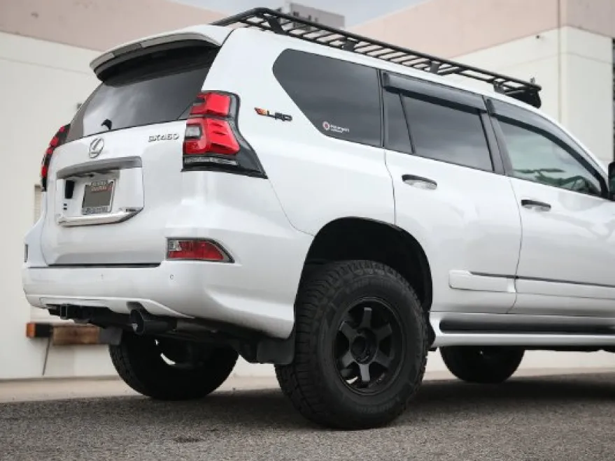 Lexus GX460 2010-2023 V8-4.6L Vulcan Series 2-1/2in 304SS Cat-Back Sportavgassystem - Svarta Utblås aFe Power
