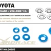 Lexus LM / Toyota Alphard vellfire 2015-2023 Bakre Subframe Anti-vibration Inserts Hardrace