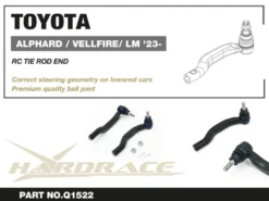 Lexus LM / Toyota Alphard vellfire 2015-2023 Styrled Rollcenterjustering Hardrace