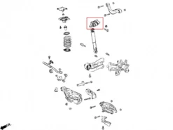 Lexus LM / Toyota Alphard vellfire 2015-2023 Liftkit Bakre Dämpare Hardrace