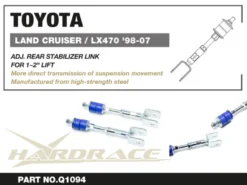 Lexus LX / Toyota Land Cruiser 1998-2007 Bakre Justerbara Stabiliserings Stag Hardrace