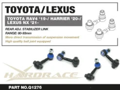 Lexus NX AZ20 / Toyota Harrier / RAV4 XA50 / XA60 2019-2025 Bakre Justerbara Stab.Stag Toyota RAV4, Harrier, Lexus NX Hardrace