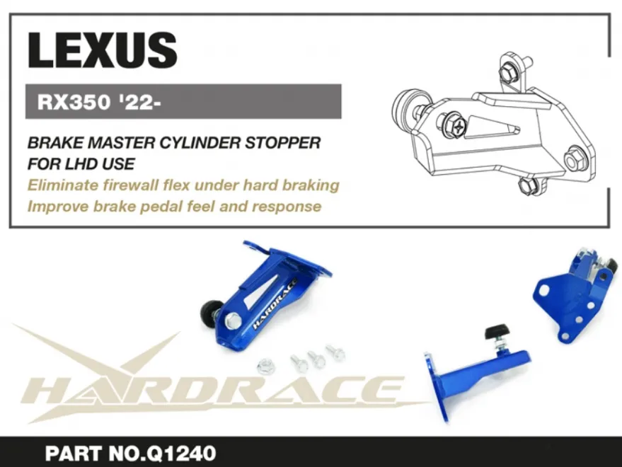 Lexus RX 2022+ Bromscylinderstopp Hardrace