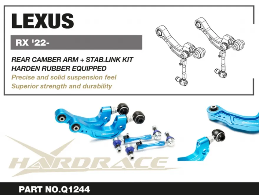 Lexus RX / Toyota Crown crossover 2022+ Bakre Övre Camber Kit Hardrace