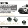 Lexus / Toyota 2005-2023 Främre Nedre Länkarmsbussningar - Bakre Hardrace