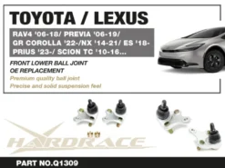 Lexus / Toyota / Scion 2005-2024 Främre Nedre Spindelled Hardrace