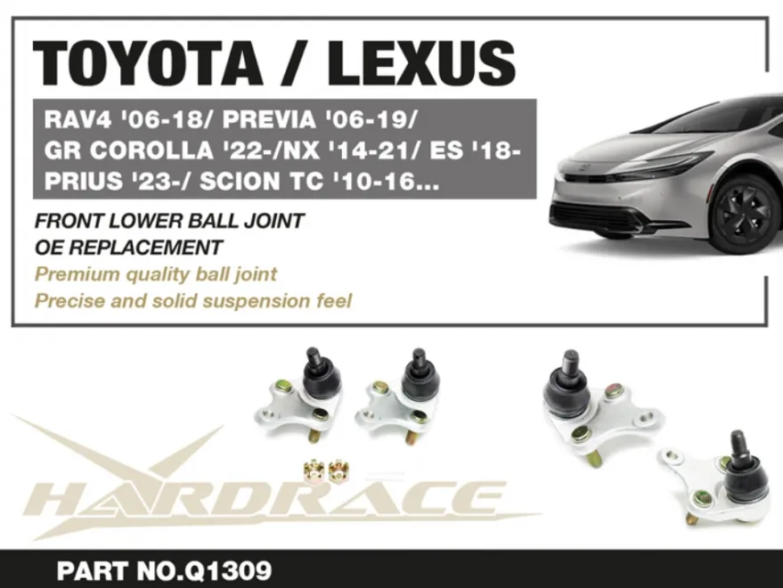 Lexus / Toyota / Scion 2005-2024 Främre Nedre Spindelled Hardrace