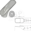 Luftintag - Anslutning 63/76mm, Genomskinlig QSP Products