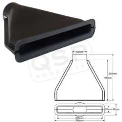 Luftintag - Anslutning 63mm QSP Products