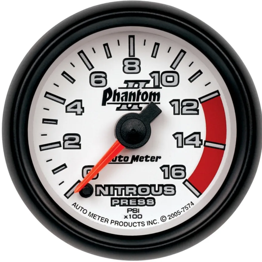 Lustgasmätare (Tryck) 52mm 1600PSI (Digital Stepper-motor) PHANTOM II