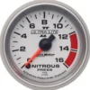 Lustgasmätare (Tryck) 52mm 1600PSI (Digital Stepper-motor) ULTRA-LITE II