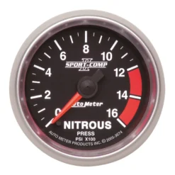 Lustgasmätare (Tryck) 52mm 1600PSI (Digital Stepper-motor) SPORT-COMP II
