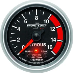 Lustgasmätare (Tryck) 52mm 1600PSI (Digital Stepper-motor) SPORT-COMP II
