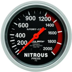 Lustgasmätare (Tryck) 66.7mm 2000PSI (Mekanisk) SPORT-COMP