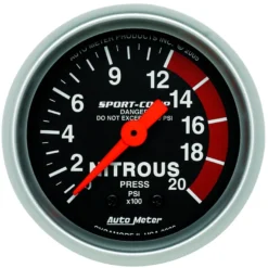 Lustgasmätare (Tryck) 52mm 2000PSI (Mekanisk) SPORT-COMP