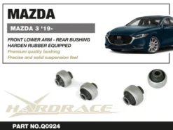Mazda 3 / AXELA 2019+ Främre Nedre Länkarmsbussningar - Bakre Hardrace