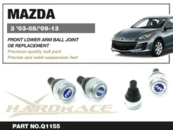 Mazda 3 / AXELA / 5 / PREMACY 2003-2018 Främre Spindelleder Hardrace