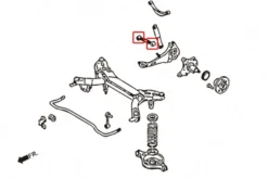 Mazda 6 02-08 GG-GY Bakre Toe-stag Bussning Hardrace