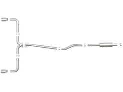 Mazda 3 Hatchback 2014-2018 L4-2.0L/2.5L Cat-Back Sportavgassystem Polerade Utblås aFe Power