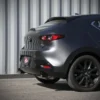 Mazda 3 Hatchback 2019-2024 L4-2.5L / 2.5L (t) Takeda 3in till 2-1/2in 304 Rostfritt Stål Axle-Back Sportavgassystem aFe Power - Svarta Utblås