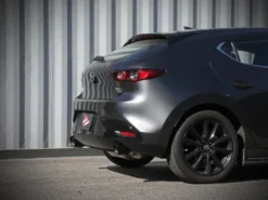 Mazda 3 Hatchback 2019-2024 L4-2.5L / 2.5L (t) Takeda 3in till 2-1/2in 304 Rostfritt Stål Axle-Back Sportavgassystem aFe Power - Svarta Utblås