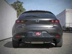 Mazda 3 Hatchback 2019-2024 L4-2.5L / 2.5L (t) Takeda 3in till 2-1/2in 304 Rostfritt Stål Axle-Back Sportavgassystem aFe Power - Svarta Utblås