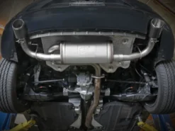 Mazda 3 Hatchback 2019-2024 L4-2.5L / 2.5L (t) Takeda 3in till 2-1/2in 304 Rostfritt Stål Axle-Back Sportavgassystem aFe Power - Svarta Utblås