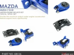 Mazda 3 03-08 2.3L Motorfästen Hardrace