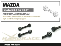 Mazda MX 5 NA 1989-1998 Främre/Bakre Justerbara Stabiliserings Stag Hardrace