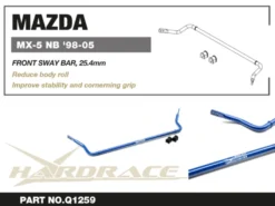 Mazda MX 5 NB 1999-2005 Främre Krängningshämmare Hardrace