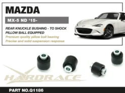 Mazda MX 5 ND 2015+ Bakre Spindelbussningar - Fäst i Stötdämpare Hardrace