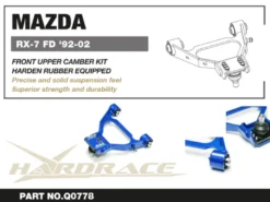 Mazda RX-7 91-02 FD Justerbara Främre Övre Camber-Stag V2 Hardrace