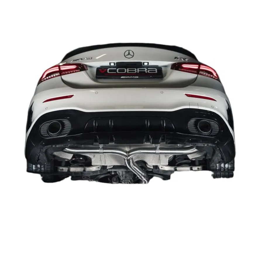Mercedes-AMG A 35 Sedan 2019+ 3'' GPF Back Race Sportavgassystem Tillval Avgasventil Cobra Sport