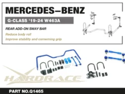 Mercedes benz G 2018-2024 Bakre Krängningshämmare Add-On Hardrace