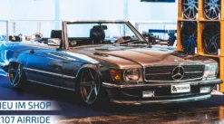 Mercedes Benz SL-Klass R107 / C107 1971 - 1989 Luftfjädring Fjäderbenskit TA Technix