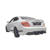Mercedes Benz W204 C180 (1.6 Turbo - Petrol) 07-13 AMG Style Quad Utblås (Sportstötfångare & AMG panel krävs) Cobra Sport
