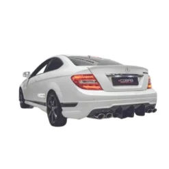 Mercedes Benz W204 C180 (1.6 Turbo - Petrol) 07-13 AMG Style Quad Utblås (Sportstötfångare & AMG panel krävs) Cobra Sport